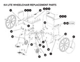 Replacement Parts for ProBasics K4 LT WHEELCHAIR - WC4L - Home Health Superstore