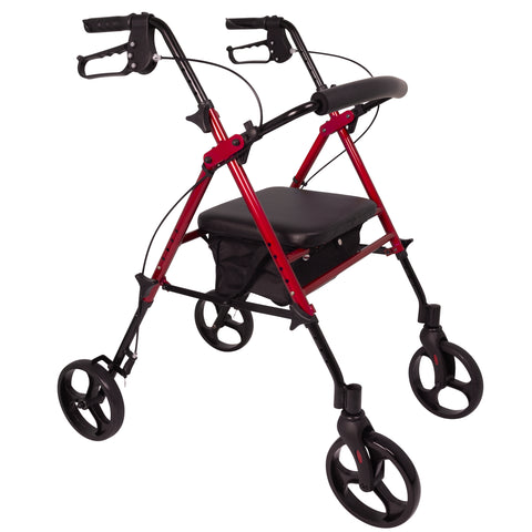 ProBasics Aluminum Height Adjustable Rollator With 8-inch Wheels - Item #: RLAA8 - Home Health Superstore